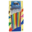 (6 PK) NATURAL HAIR RAINBOW BRUSH-Arts & Crafts-JadeMoghul Inc.
