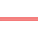 (6 Pk) Red & White Stripes Straight-Learning Materials-JadeMoghul Inc.