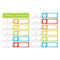 (6 Pk) Schedule Cards Pocket Chart-Learning Materials-JadeMoghul Inc.