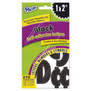 (6 PK) SELF STICK LETTERS BLACK-Arts & Crafts-JadeMoghul Inc.