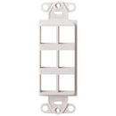 6-Port QuickPort(R) Decora(R) Platform-Cables, Connectors & Accessories-JadeMoghul Inc.