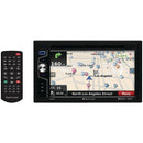 6.5" Double-DIN In-Dash Navigation Touchscreen DVD Receiver with Bluetooth(R) (With Rear Camera)-GPS A/V Receivers-JadeMoghul Inc.
