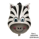 6pcs Safari Party Theme Animal Ballons Jungle Party Zoo Helium Foil Air Balloon Kids Birthday Party Decorations Baloon Kit Balon