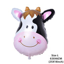 6pcs Safari Party Theme Animal Ballons Jungle Party Zoo Helium Foil Air Balloon Kids Birthday Party Decorations Baloon Kit Balon