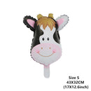 6pcs Safari Party Theme Animal Ballons Jungle Party Zoo Helium Foil Air Balloon Kids Birthday Party Decorations Baloon Kit Balon