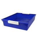 6QT BLUE TATTLE TRAY WLABEL HOLDER-Arts & Crafts-JadeMoghul Inc.