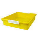 6QT YELLOW TATTLE TRAY WLABEL HOLD-Arts & Crafts-JadeMoghul Inc.