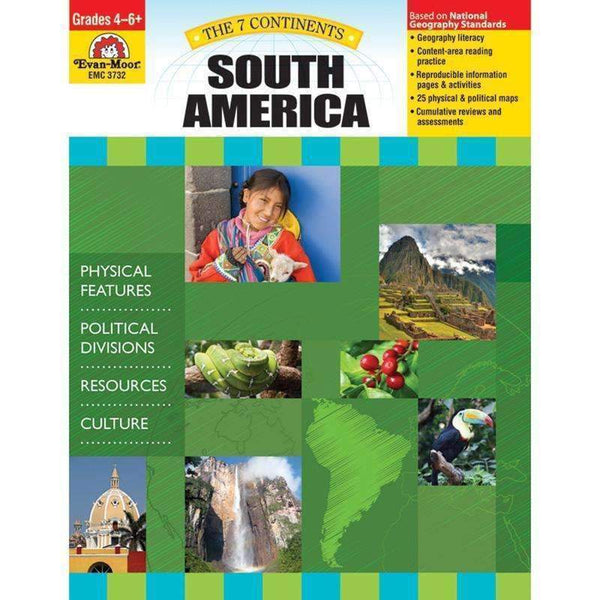7 CONTINENTS SOUTH AMERICA-Learning Materials-JadeMoghul Inc.