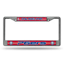 Car License Plate Frame 76 ers Bling Chrome Frame