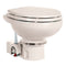 Dometic MasterFlush 7120 Bone Electric Macerating Toilet w/Orbit Base - Fresh Water [9108834576]