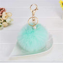 8cm Fluffy Keychain Fur Pom Pom Key Chain Faux Rabbit Hair Trinket For Bag Car Fur Ball Key Ring Golden Chaveiro llaveros-style14-JadeMoghul Inc.