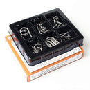 8Pcs/Set Metal Montessori Puzzle Wire IQ Mind Brain Teaser Puzzles Children Adults Interactive Game Reliever Educational Toys AExp