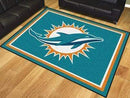 8x10 Rug 8x10 Rug NFL Miami Dolphins 8'x10' Plush Rug FANMATS