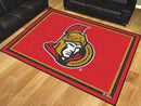 8x10 Rug 8x10 Rug NHL Ottawa Senators 8'x10' Plush Rug FANMATS