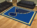 8x10 Rug 8x10 Rug NHL St. Louis Blues 8'x10' Plush Rug FANMATS