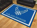 8x10 Rug U.S. Armed Forces Sports  U.S. Air Force 8'x10' Plush Rug