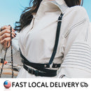 Women Sexy Garters faux Leather Women Body Bondage Cage Sculpting Harness Waist Belt Straps Suspenders Goth Harajuku Belt
