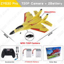 RC Plane SU35 2.4G With LED Lights Aircraft Remote Control Flying Model Glider Airplane SU57 EPP Foam Toys For Children Gifts