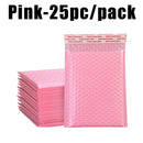 50PCS Bubble Mailers Padded Envelopes packaging bags for business bubble mailers shipping packaging ziplock bag 13x18cm Pink
