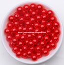 Acrylic Imitation Pearl Round Ball Spacer Beads 4 6 8 10 12MM Pick Size For Jewelry Making
