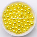 Acrylic Imitation Pearl Round Ball Spacer Beads 4 6 8 10 12MM Pick Size For Jewelry Making