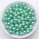 Acrylic Imitation Pearl Round Ball Spacer Beads 4 6 8 10 12MM Pick Size For Jewelry Making