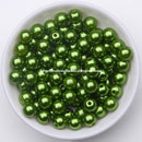 Acrylic Imitation Pearl Round Ball Spacer Beads 4 6 8 10 12MM Pick Size For Jewelry Making