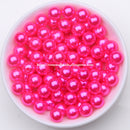 Acrylic Imitation Pearl Round Ball Spacer Beads 4 6 8 10 12MM Pick Size For Jewelry Making