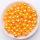 Acrylic Imitation Pearl Round Ball Spacer Beads 4 6 8 10 12MM Pick Size For Jewelry Making