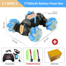 ZWN 1:12 / 1:16 4WD RC Car Radio Gesture Induction Music Light Stunt Remote Control Car off-Road Control Boys Toys for Children