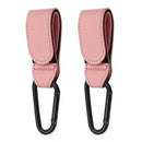 1/2pcs PU Leather Baby Bag Stroller Hook Pram Rotate 360 Degree Rotatable Cart Organizer Pram Hook Stroller Accessories