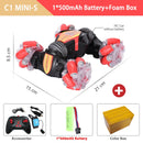 ZWN 1:12 / 1:16 4WD RC Car Radio Gesture Induction Music Light Stunt Remote Control Car off-Road Control Boys Toys for Children