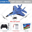 RC Plane SU35 2.4G With LED Lights Aircraft Remote Control Flying Model Glider Airplane SU57 EPP Foam Toys For Children Gifts