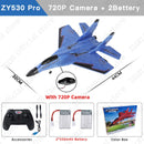 RC Plane SU35 2.4G With LED Lights Aircraft Remote Control Flying Model Glider Airplane SU57 EPP Foam Toys For Children Gifts