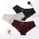 3 Pcs Panties for Woman Underwear Sexy Lace Breathable Soft Lingerie Female Briefs Panty Sexy Transparent Women&