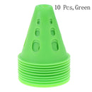 Brand New 10Pcs/Lot Sport Football Soccer Rugby Training Cone Cylinder Outdoor Football Train Obstacles For Roller Skating