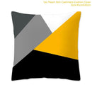 Frigg Yellow Black Geometric Pattern Square Cushion Cover Pillow Case Polyester Throw Pillows Cushions For Home Decor 45x45cm