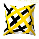Frigg Yellow Black Geometric Pattern Square Cushion Cover Pillow Case Polyester Throw Pillows Cushions For Home Decor 45x45cm