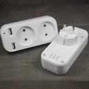Wall USB plug adapter double Socket Outlet for phone charge Free shipping Double USB Port 5V 2A Usb electrique outlet usb Z1-10