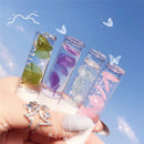 Lip Oil Transparent Lip Gloss Clear Petal Lip Balm Liquid Lipstick Glass Lip Gloss Colorless Moisturizing Lip Balm Lip Care