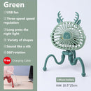 500mAh Stroller Fan Personal Portable Desk Handheld Baby Bed Car Seat Fan USB Rechargeable Fan Mini Stroller Accessories