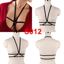 Pentagram Harness For Women Cheapest Garter Belt Erotic Goth Accessories Bondage Cupless Bra Festival Clothes Rave Sexy Lingerie