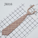 Lazy JK Ties Women Plaid Neck Tie Girls Japanese Style for Jk Uniform Cute Necktie Plaid Uniform School Accessories