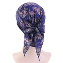 2022 NEW Women Muslim Cancer Head Scarf Fashion Hijab Chemo Pirate Cap Turban Head Cover Hair Loss Scarf Wrap Pre-tied Bandana