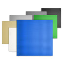 32*32 50*50 Dots Classic Base Plates Blocks DIY Small Size City Road Bricks Baseplates Construction Building Toys For Kids Gifts