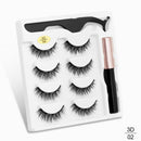 Magnetic Eyelashes 3D Mink Eyelashes Magnetic Eyeliner Magnetic Lashes Short False Lashes Lasting Handmade Eyelash Makeup Tool