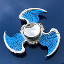 Anime Game Weapon Fidget Spinner Colorful Metal Zinc Alloy Ninja Shuriken Darts Hand Spinner Smooth Electroplate Fidget Gryo Toy