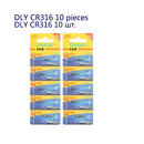 10pcs/lot CR311 CR316 CR322 CR416 CR420 CR425 CR435 DLY ZH Floats Lithium Pin Luminous Electric 3 Votage Fishing Tools Tackle