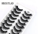 NEW 10 Pairs Natural False Eyelashes Fake Lashes Long Makeup 3d Mink Lashes Extension Eyelash Mink Eyelashes for Beauty 54
