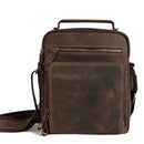 JOYIR New Genuine Leather Men Vintage Handbags Small Flap Men&